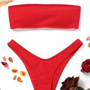 Zaful red bikini